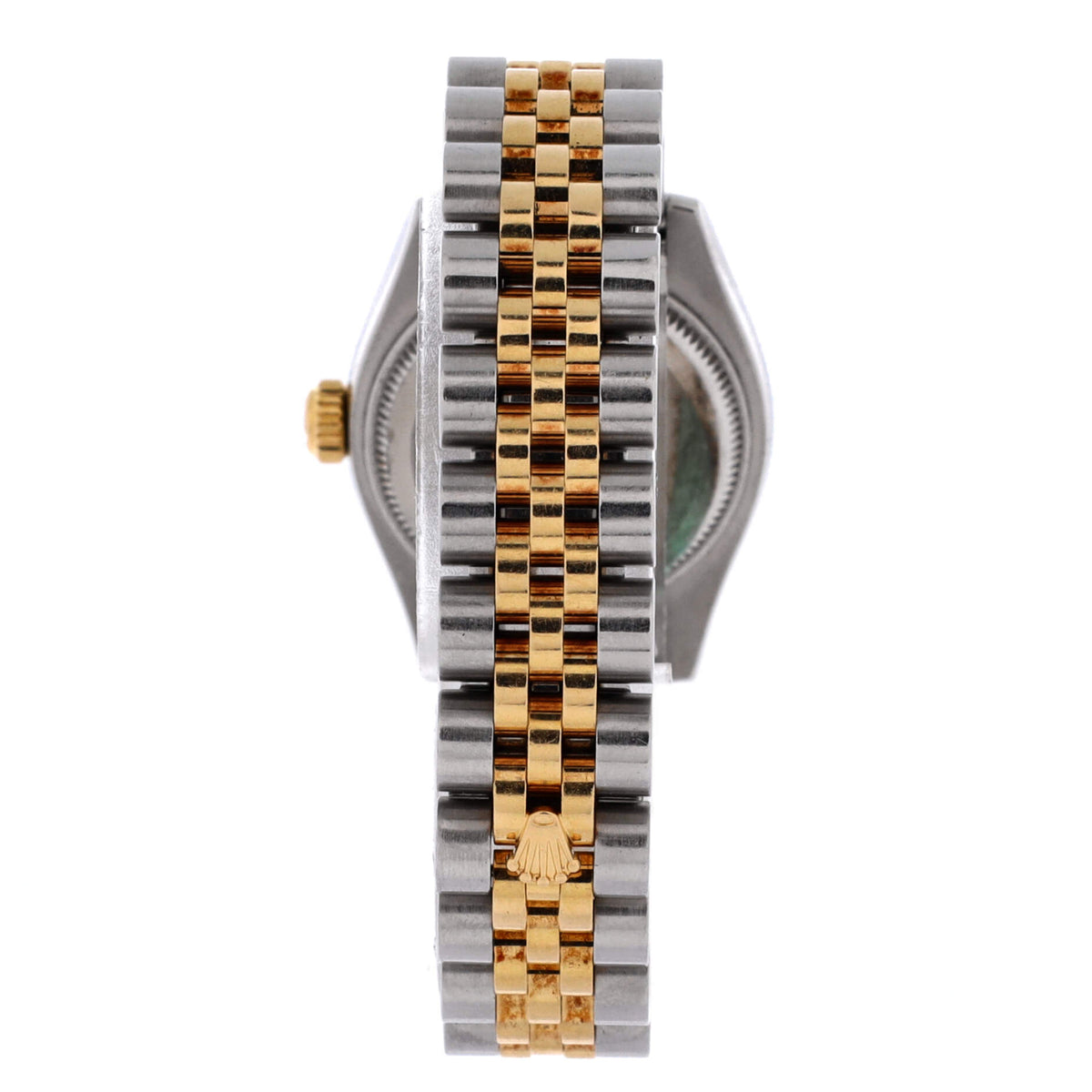 Oyster Perpetual Datejust Automatic Watch Stainless Steel and Yellow Gold with Diamond Markers 26