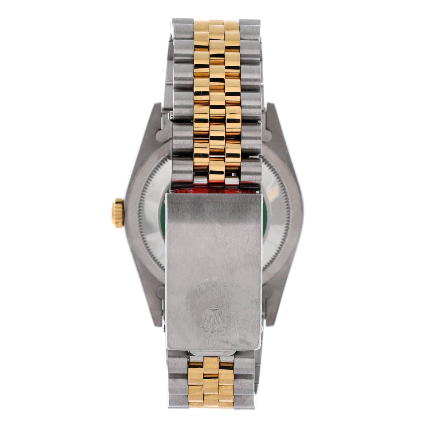 Oyster Perpetual Datejust Automatic Watch Stainless Steel and Yellow Gold with Diamond Markers 36