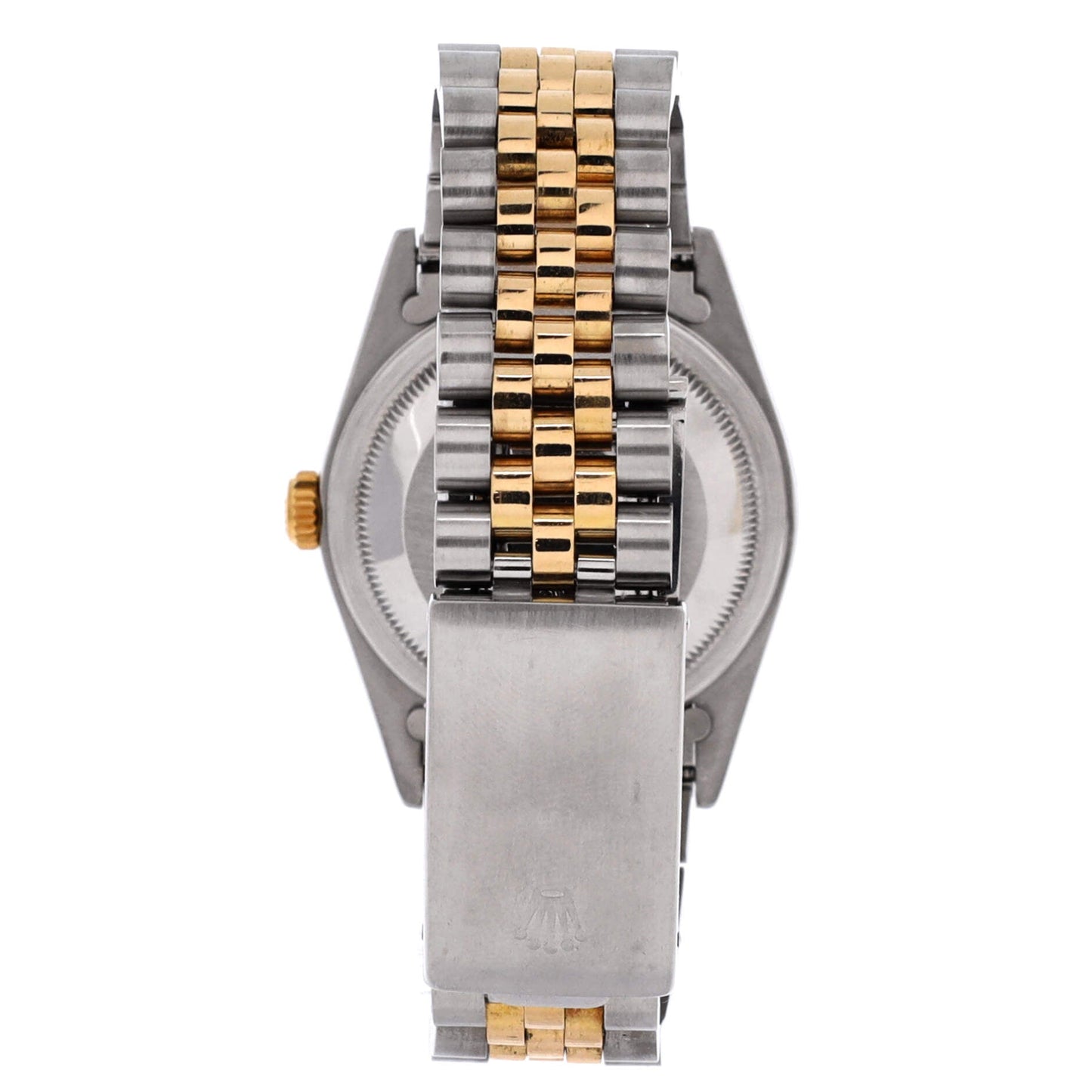 Oyster Perpetual Datejust Automatic Watch Stainless Steel and Yellow Gold with Diamond Markers 36
