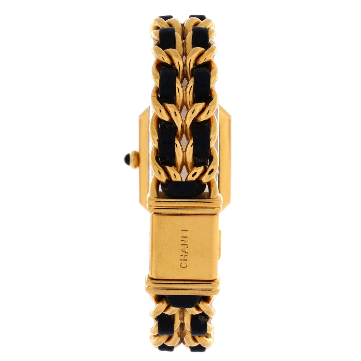 Premiere Rock Quartz Watch Plated Metal and Leather 20