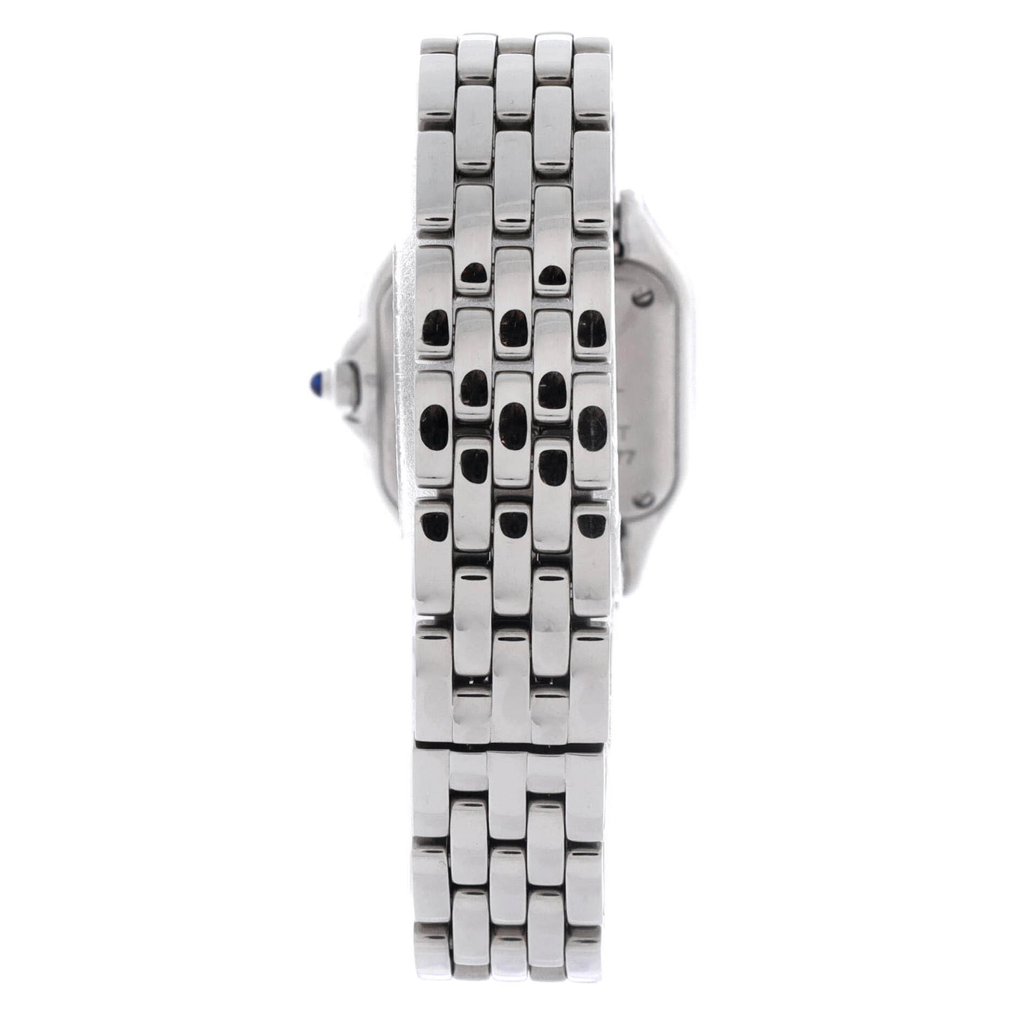 Panthere de Cartier Quartz Watch Stainless Steel with Diamond Bezel 22