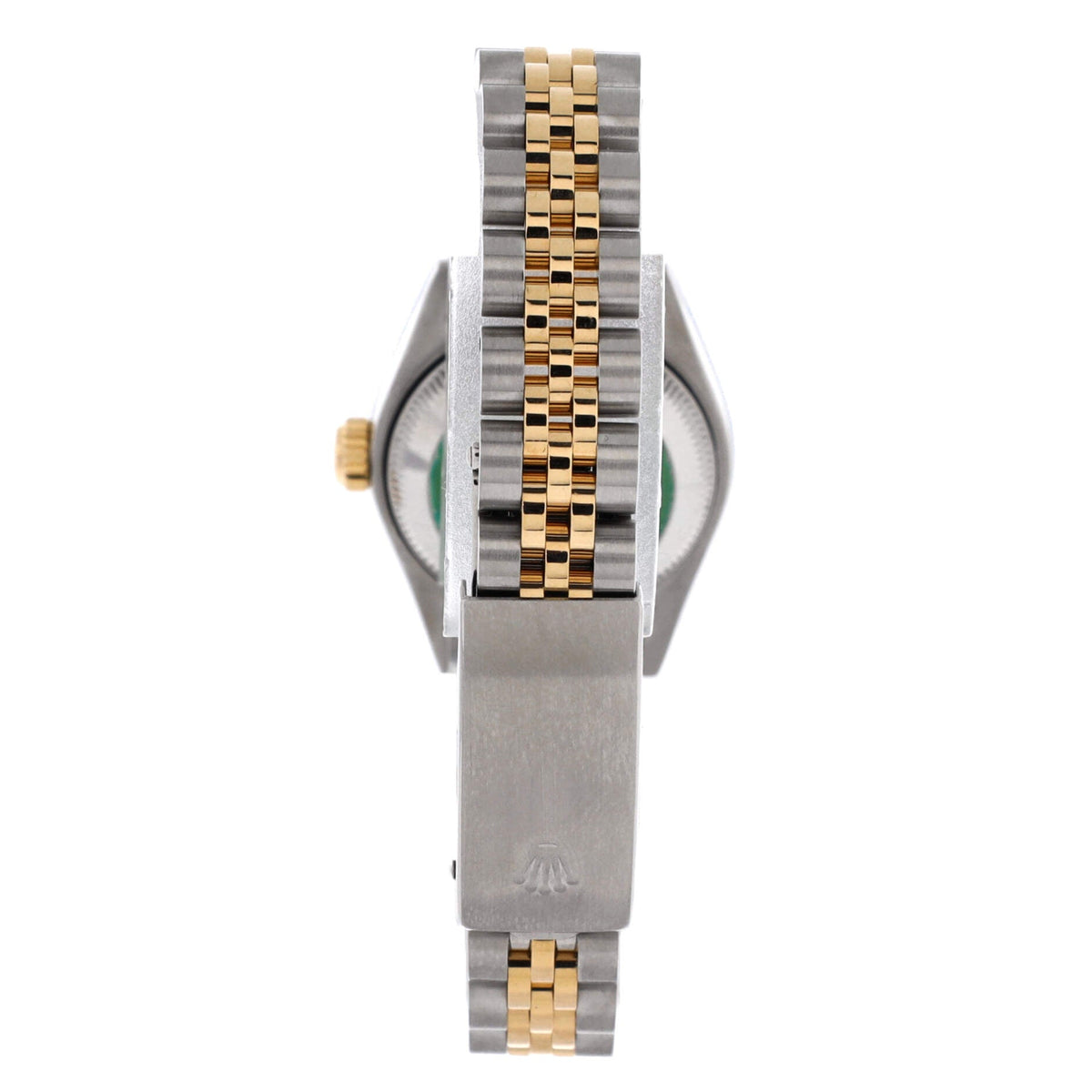 Oyster Perpetual Datejust Automatic Watch Stainless Steel and Yellow Gold with Diamond Markers 26