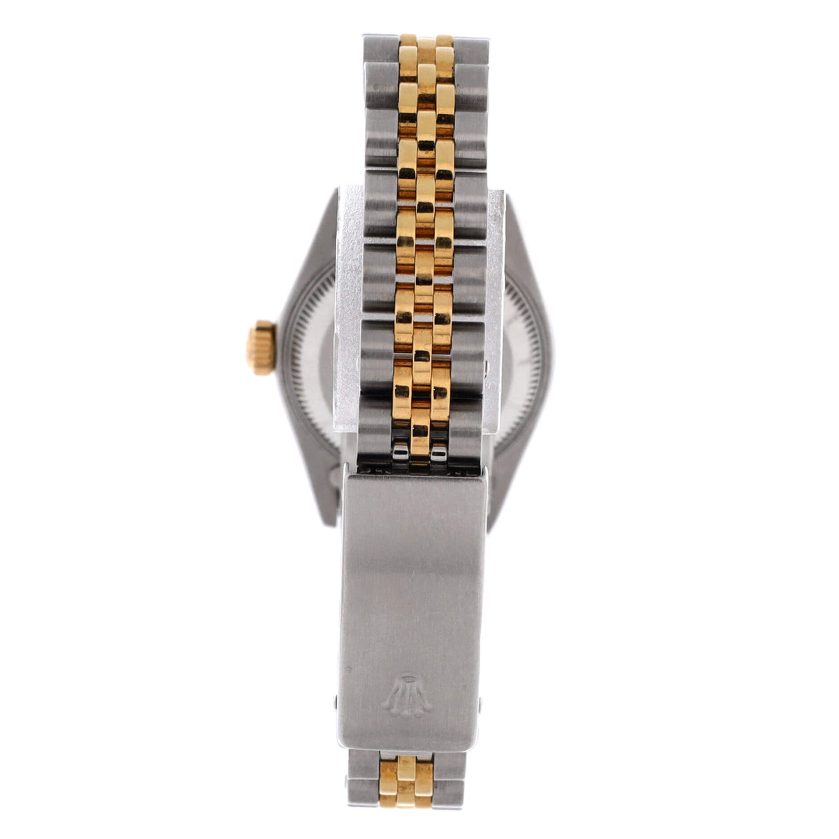 Oyster Perpetual Datejust Automatic Watch Stainless Steel and Yellow Gold with Diamond Markers 26