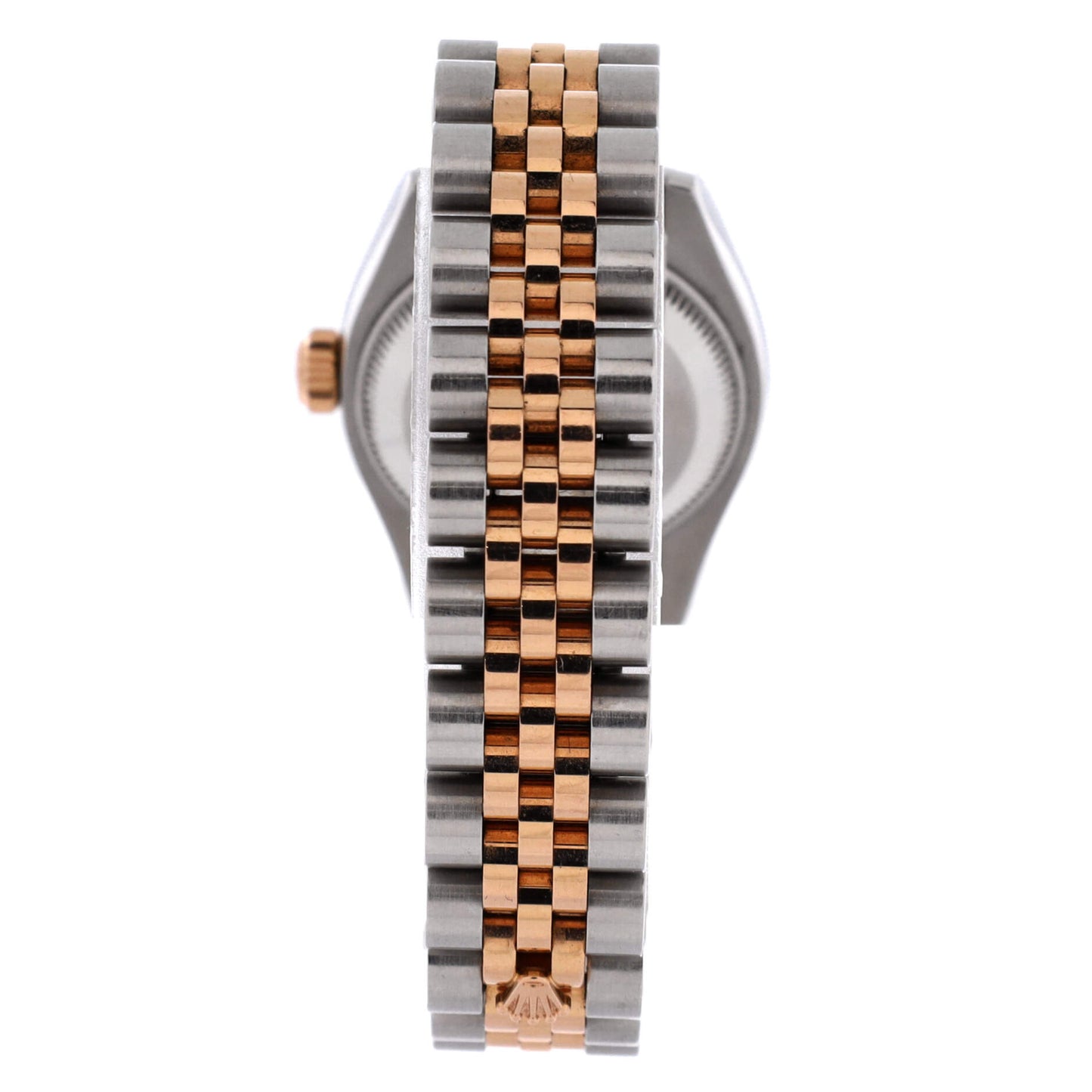 Oyster Perpetual Datejust Automatic Watch Stainless Steel and Rose Gold with Diamond Markers 26