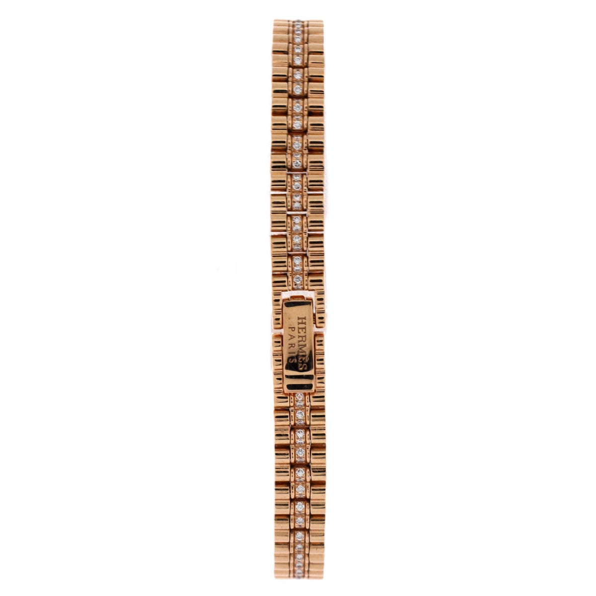 Faubourg Quartz Watch Rose Gold with Diamond and Pink Sapphire Bezel, Dial and Bracelet 16