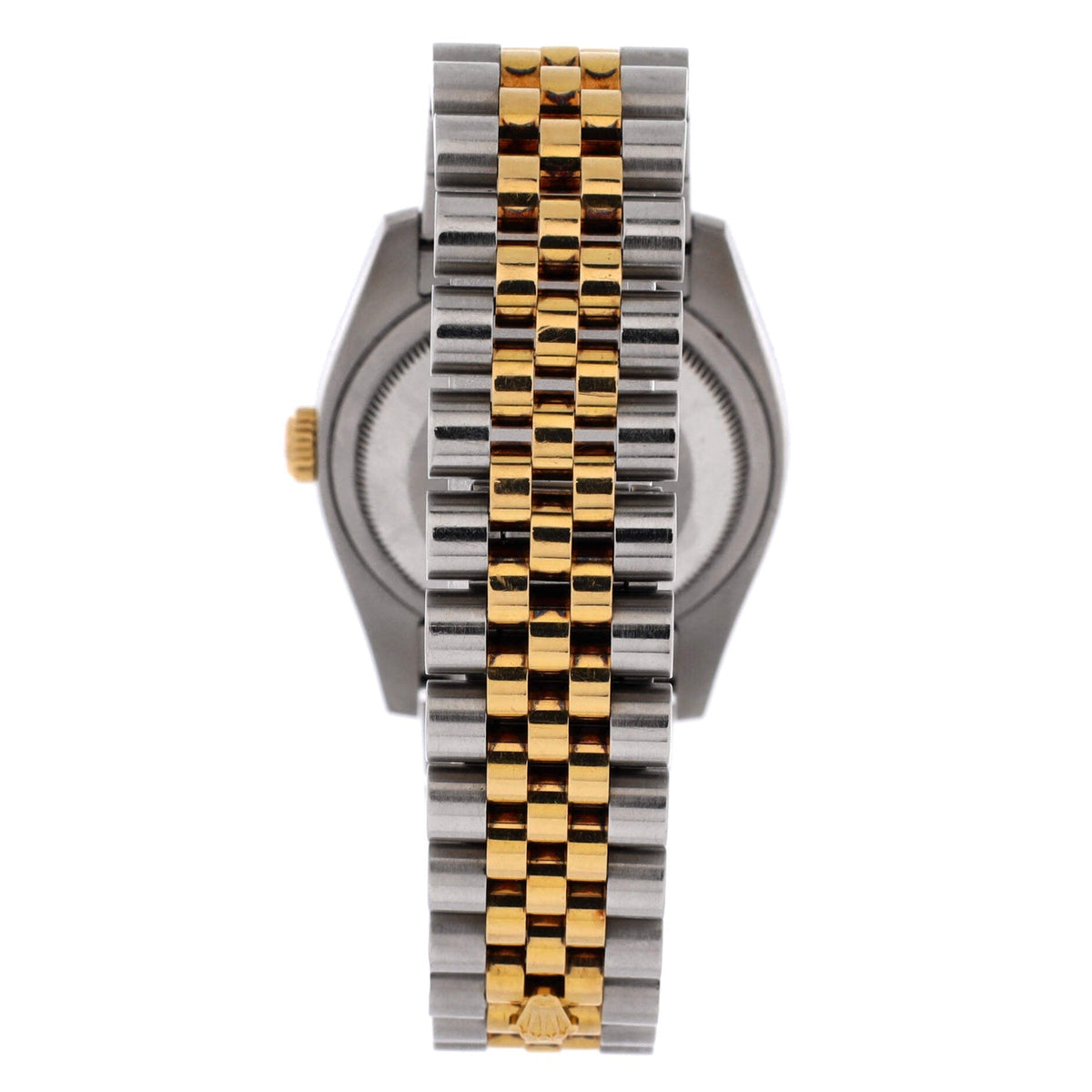 Oyster Perpetual Datejust Automatic Watch Stainless Steel and Yellow Gold with Diamond Markers 36