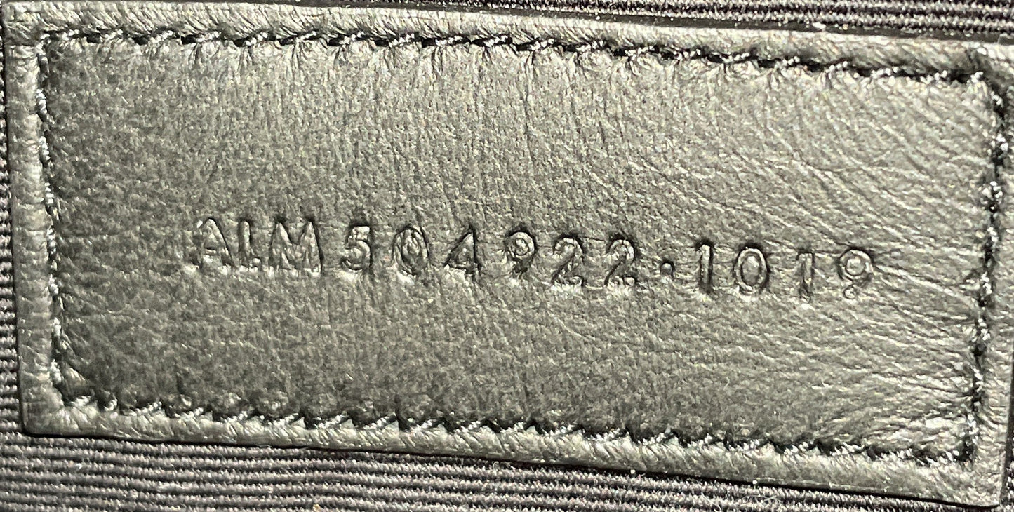 Classic Monogram Zip Bill Pouch Matelasse Chevron Leather Medium