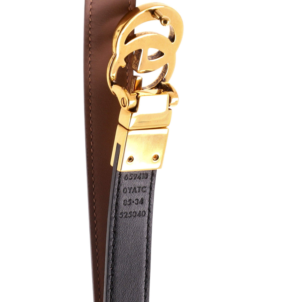 GG Marmont Reversible Belt Leather Thin 85