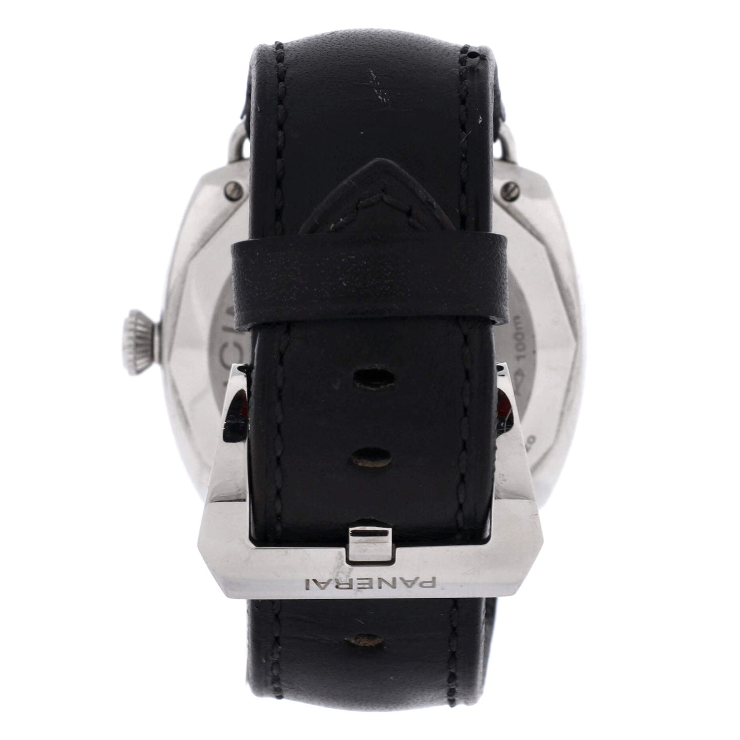 Radiomir Black Seal Manual Watch Stainless Steel and Leather 45