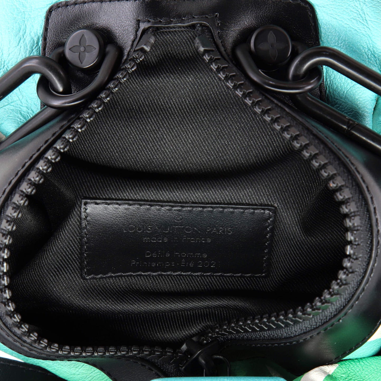 LV Friend Croco Bag Leather and Cotton