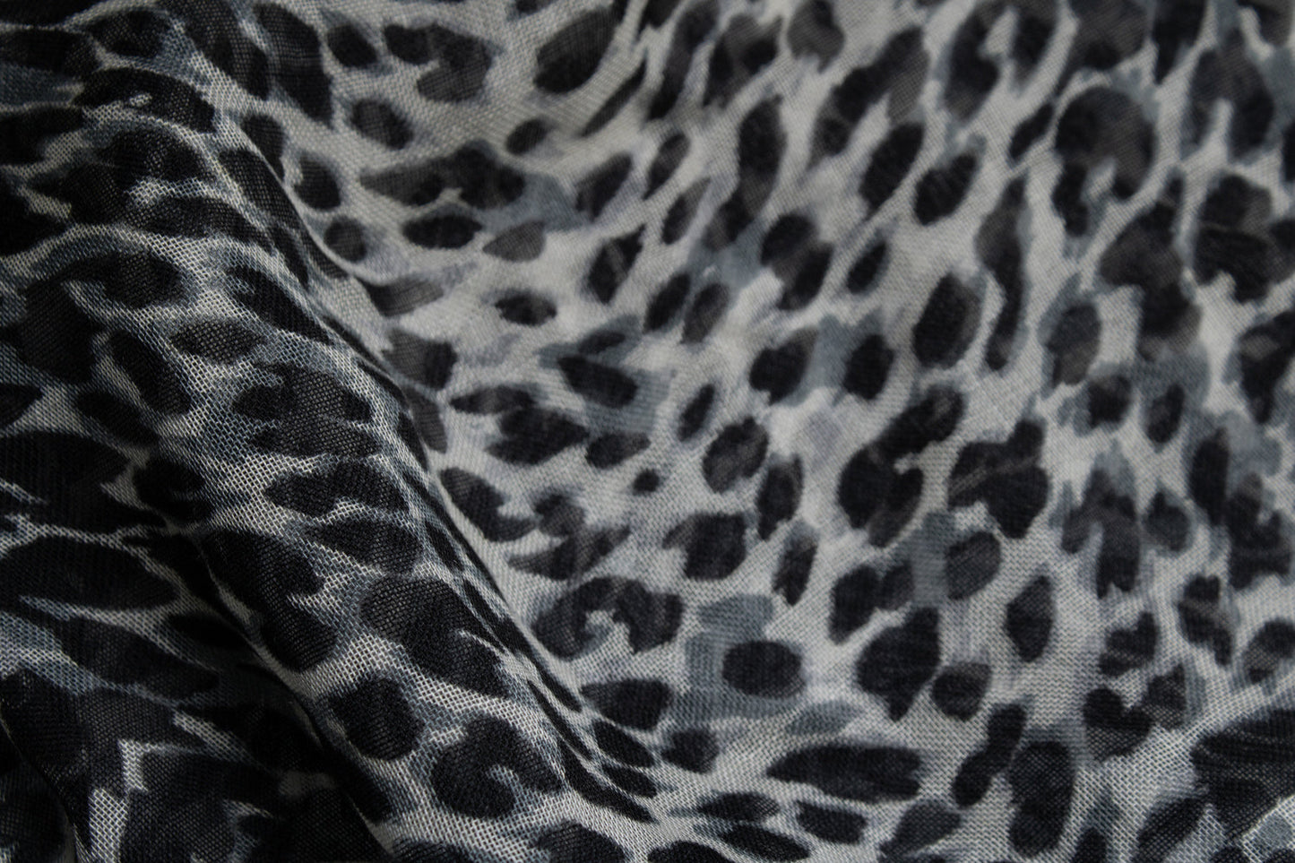Saint Laurent, leopard printed square scarf