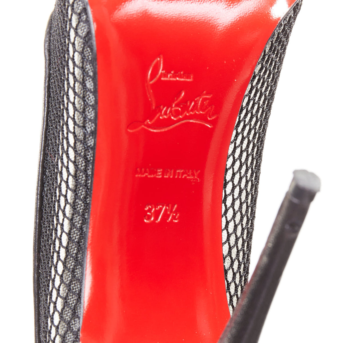 Women's Christian Louboutin Mesh Pumps