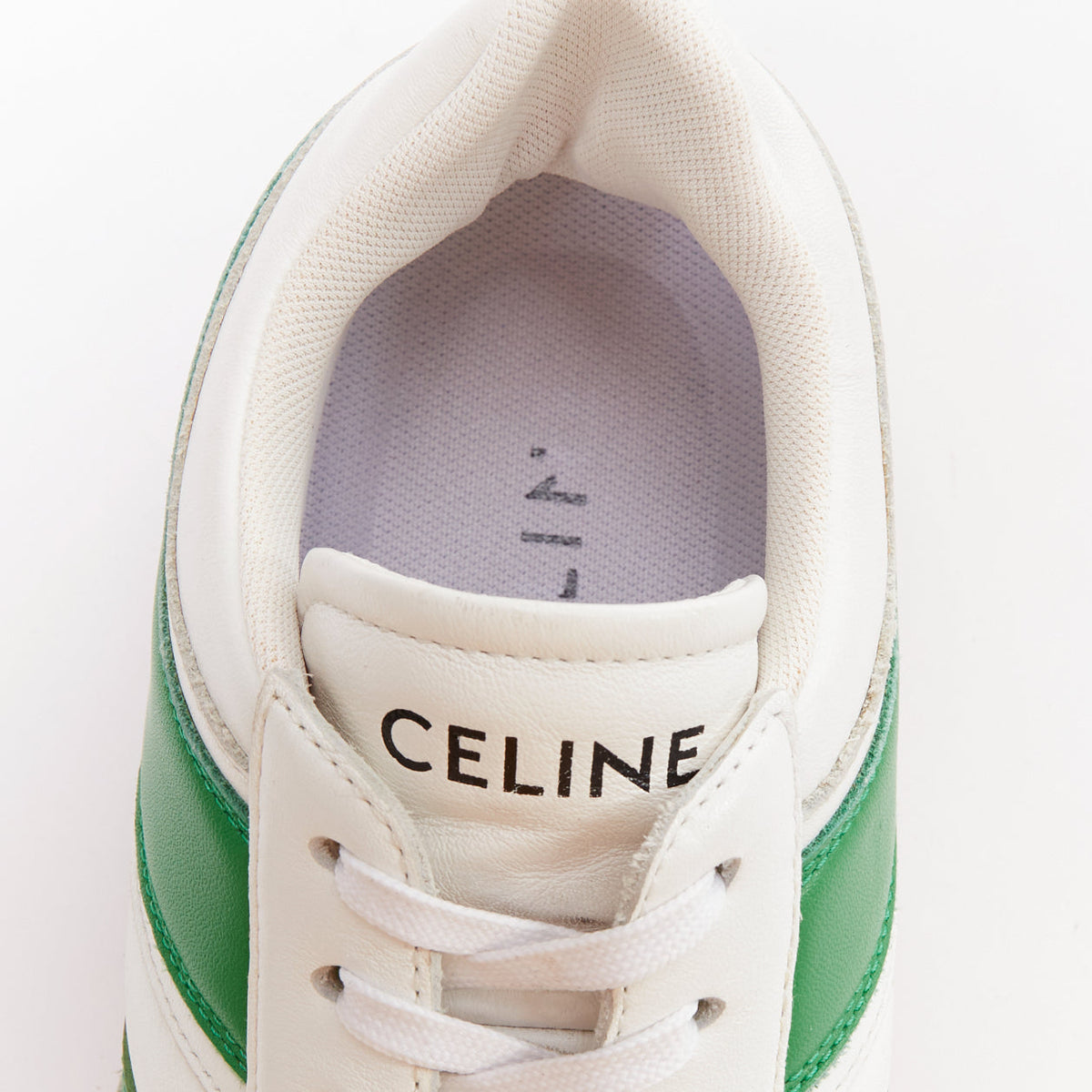 Women's Celine Leather Low Top Sneakers