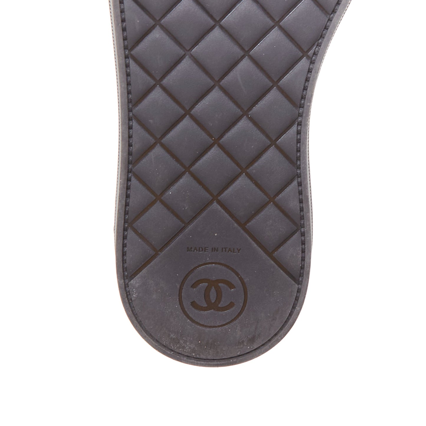 Women's Chanel Canvas Pearl Trim Oxfords