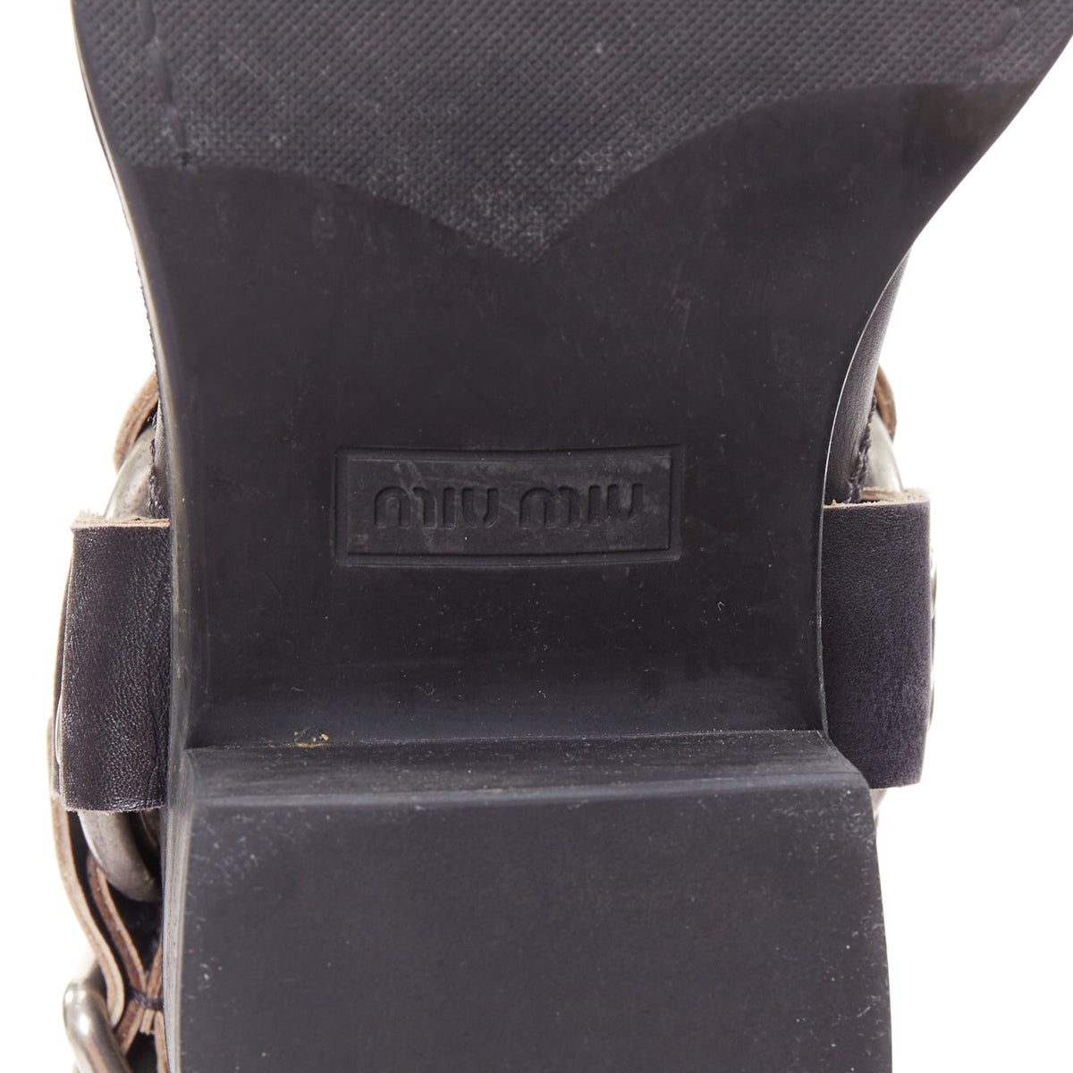 Women's Miu Miu 2025 Distressed Leather Boots