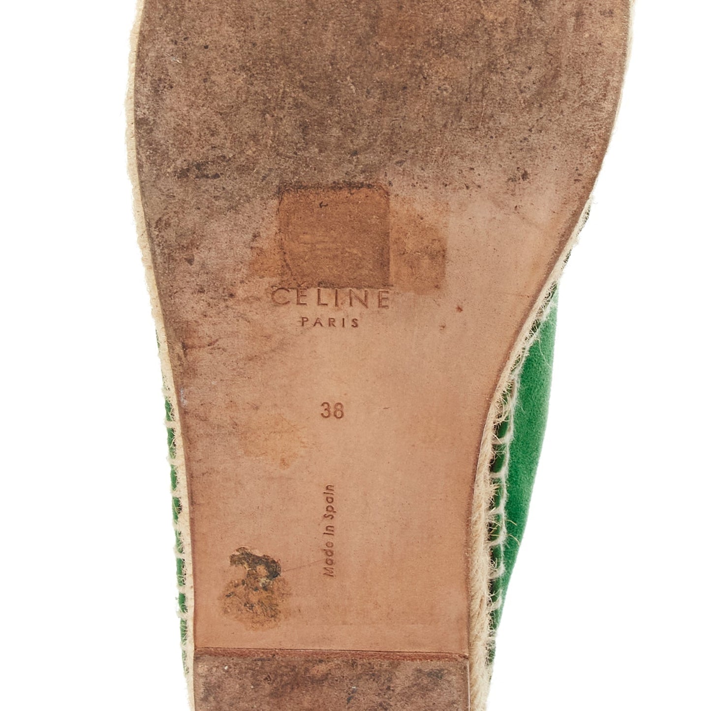 Women's Celine Suede Grosgrain Espadrilles