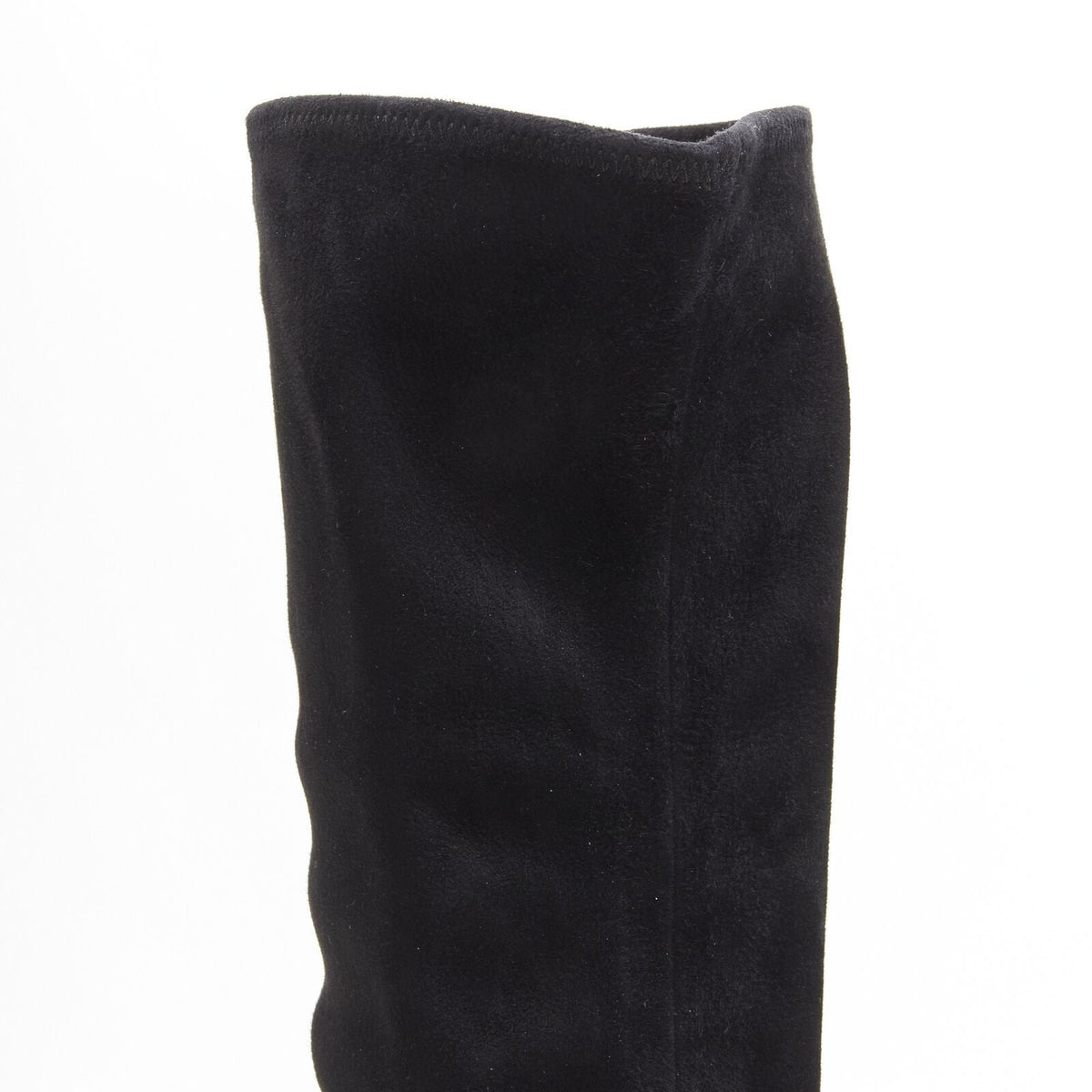Women's Miu Miu Suede Jewelled Over Knee Boots