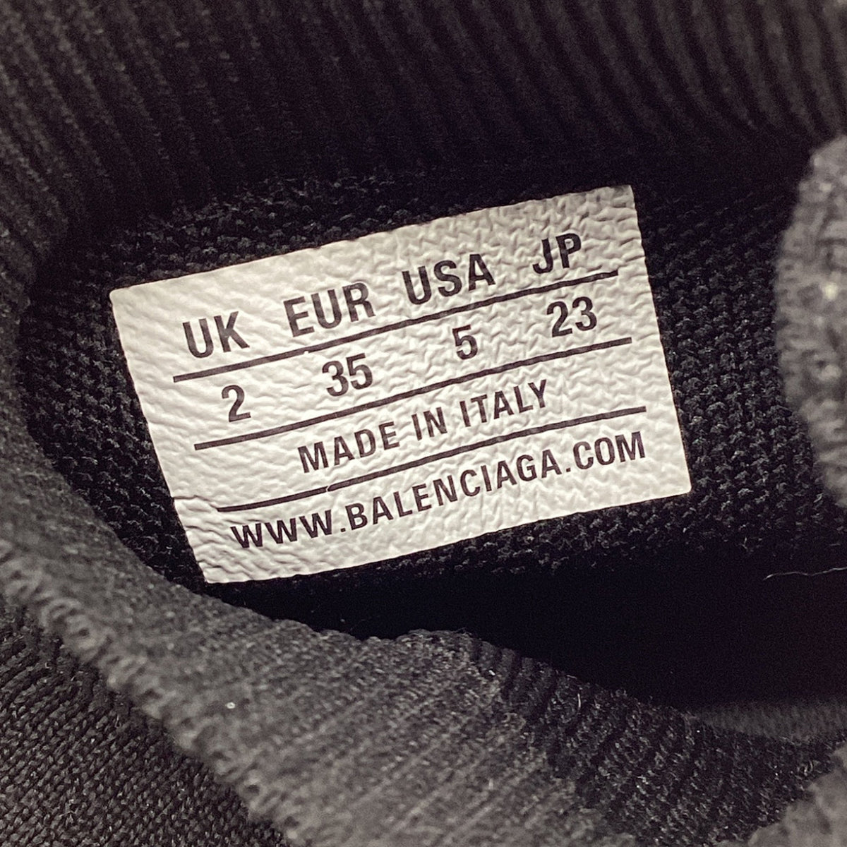 Women's Balenciaga Speed 2.0 Trainer Shoes in Black Polyester