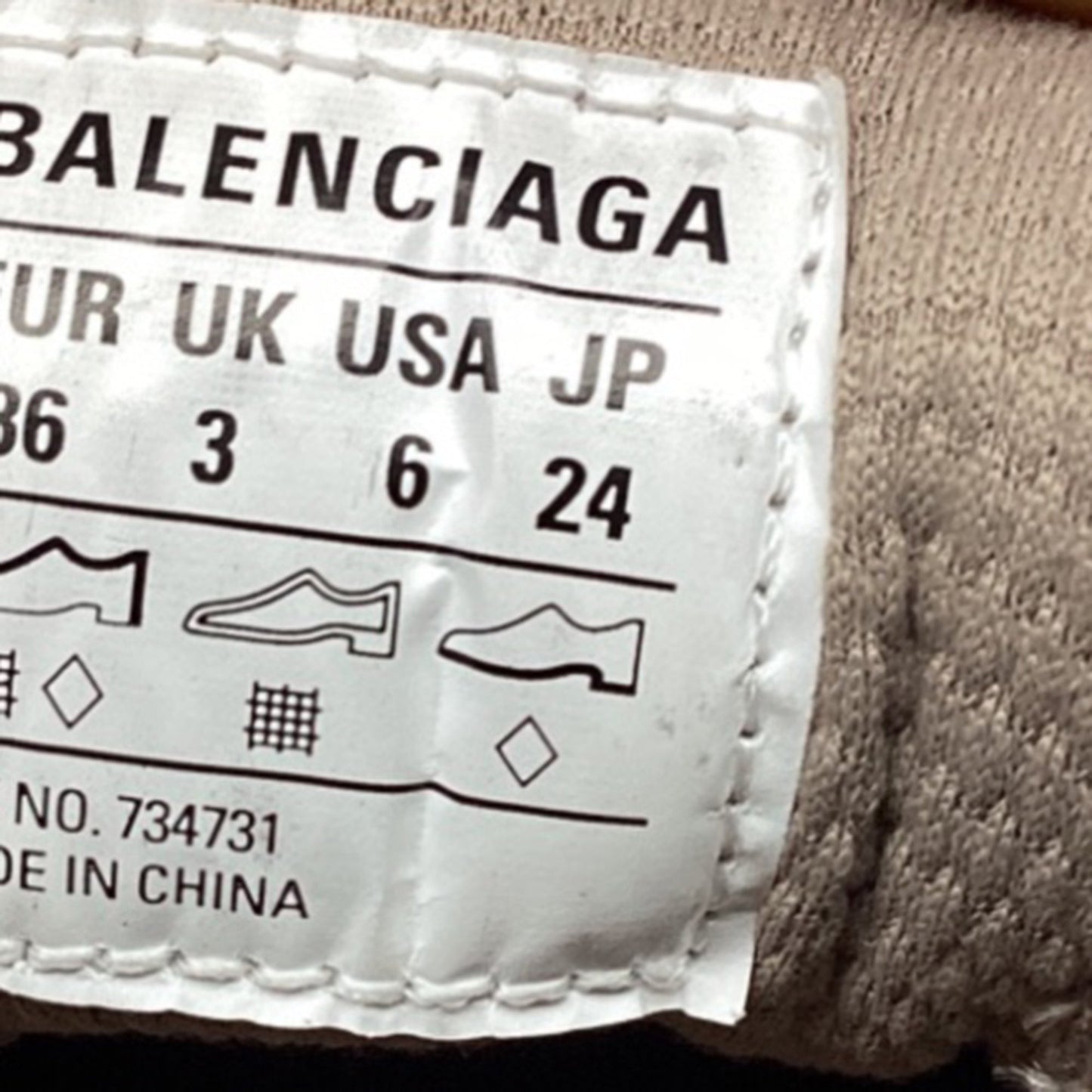 Women's Balenciaga 3XL Sneakers in Beige Polyester