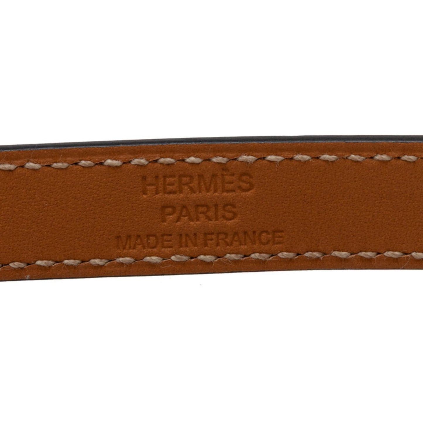 Kelly Double Tour Bracelet Swift Leather Gold Hardware Purple