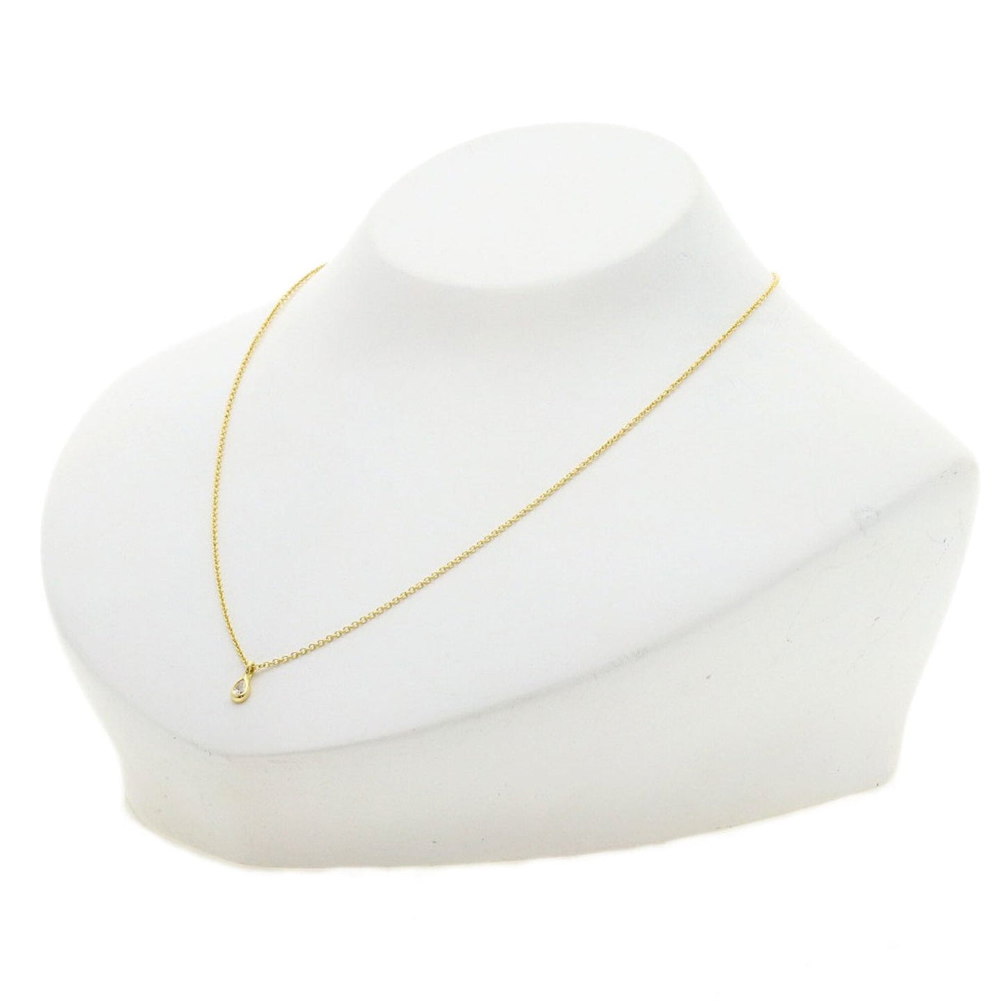 Elsa Peretti Diamonds By The Yard Pendant Necklace 18K Yellow Gold and Diamond