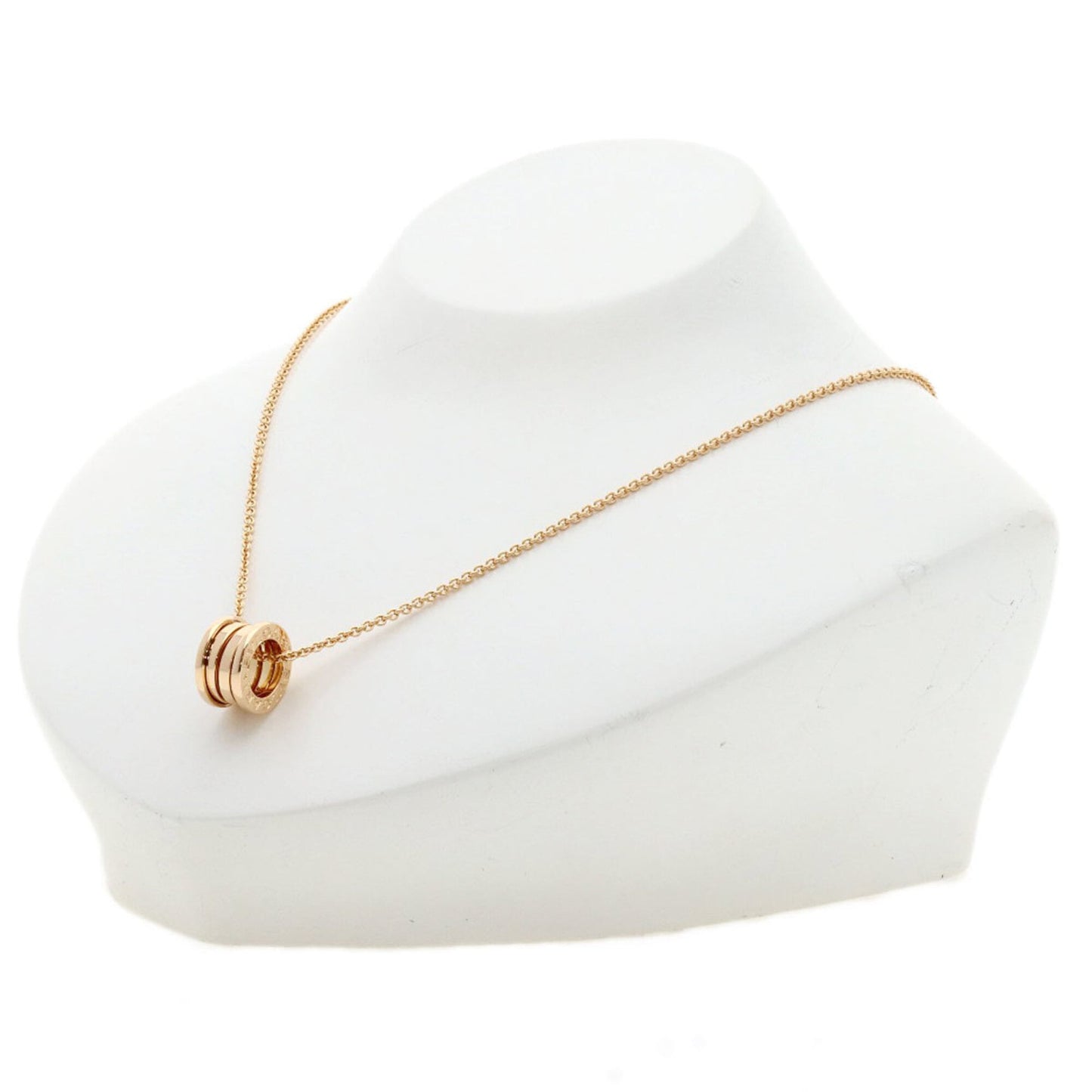 B.Zero1 Pendant Necklace 18K Rose Gold