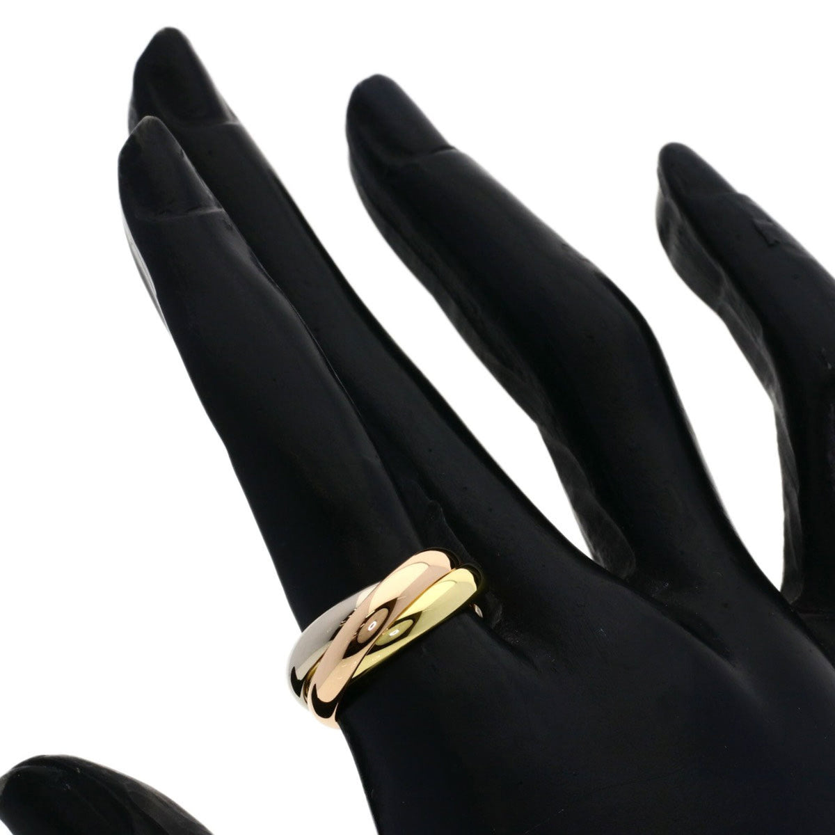 Trinity Ring 18K Yellow Gold and 18K White Gold
