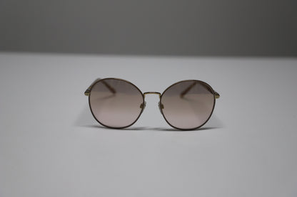 Burberry 3094 Gradient Round Sunglasses in Brown Metal
