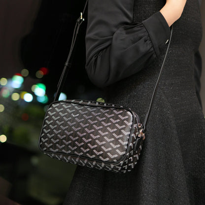 Elegant Monogram Crossbody Handbag – Minimal Luxury for Everyday Moments