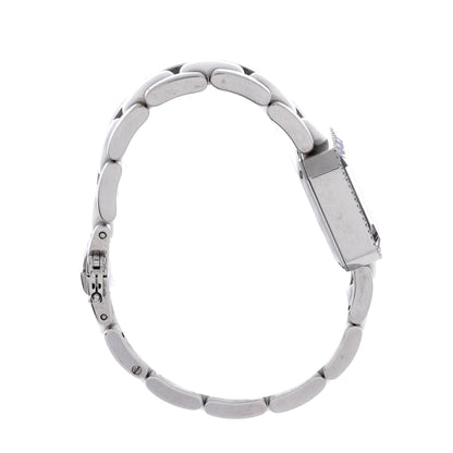 Premiere Mini Quartz Watch Stainless Steel and Ceramic with Diamond Bezel 15