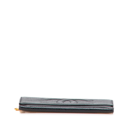 Timeless CC Flap Wallet Caviar Small