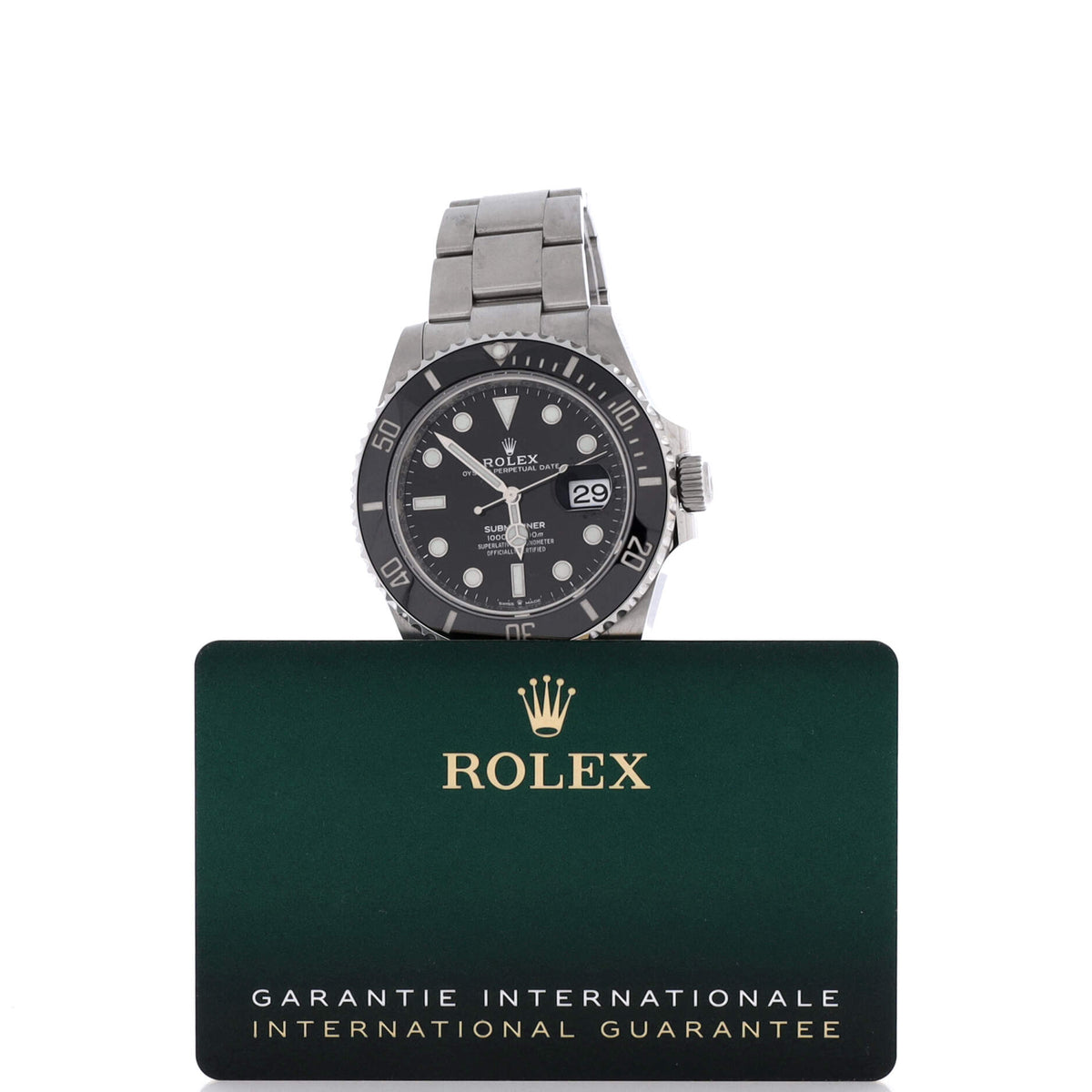 Oyster Perpetual Submariner Date Automatic Watch Stainless Steel and Cerachrom 41