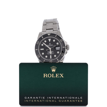 Oyster Perpetual Submariner Date Automatic Watch Stainless Steel and Cerachrom 41