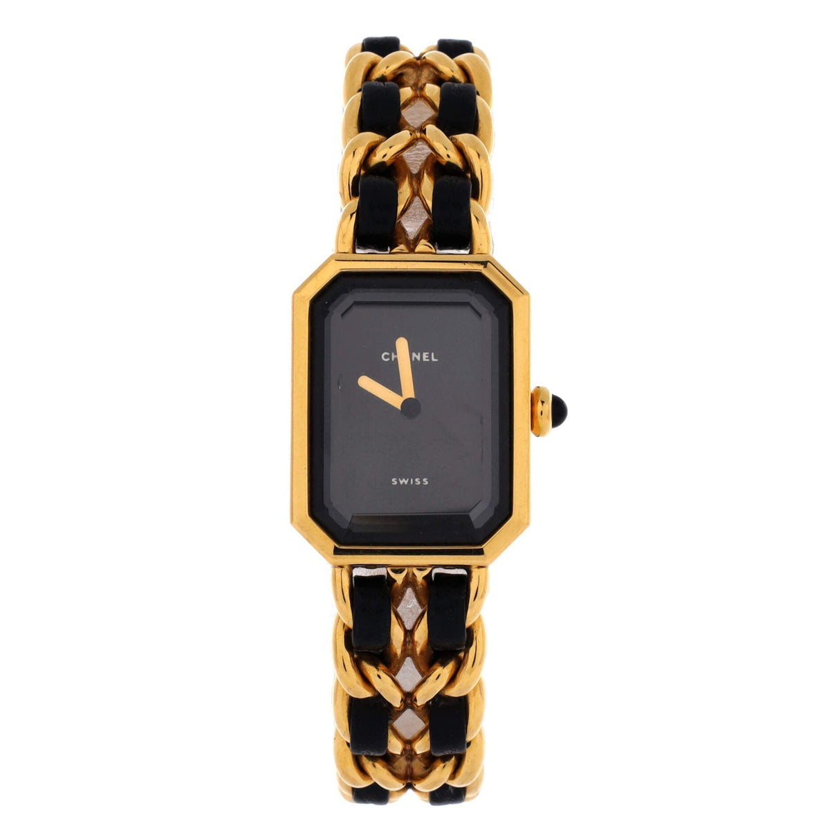 Premiere Rock Quartz Watch Plated Metal and Leather 20