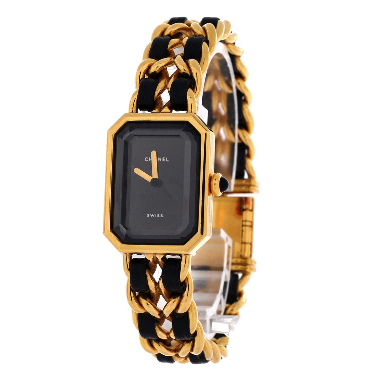 Premiere Rock Quartz Watch Plated Metal and Leather 20