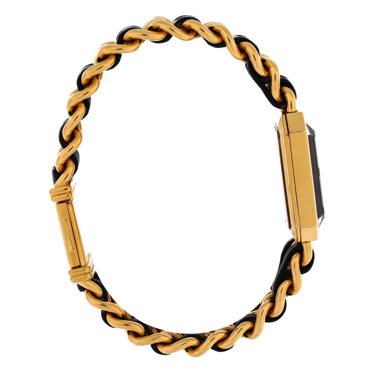 Premiere Rock Quartz Watch Plated Metal and Leather 20