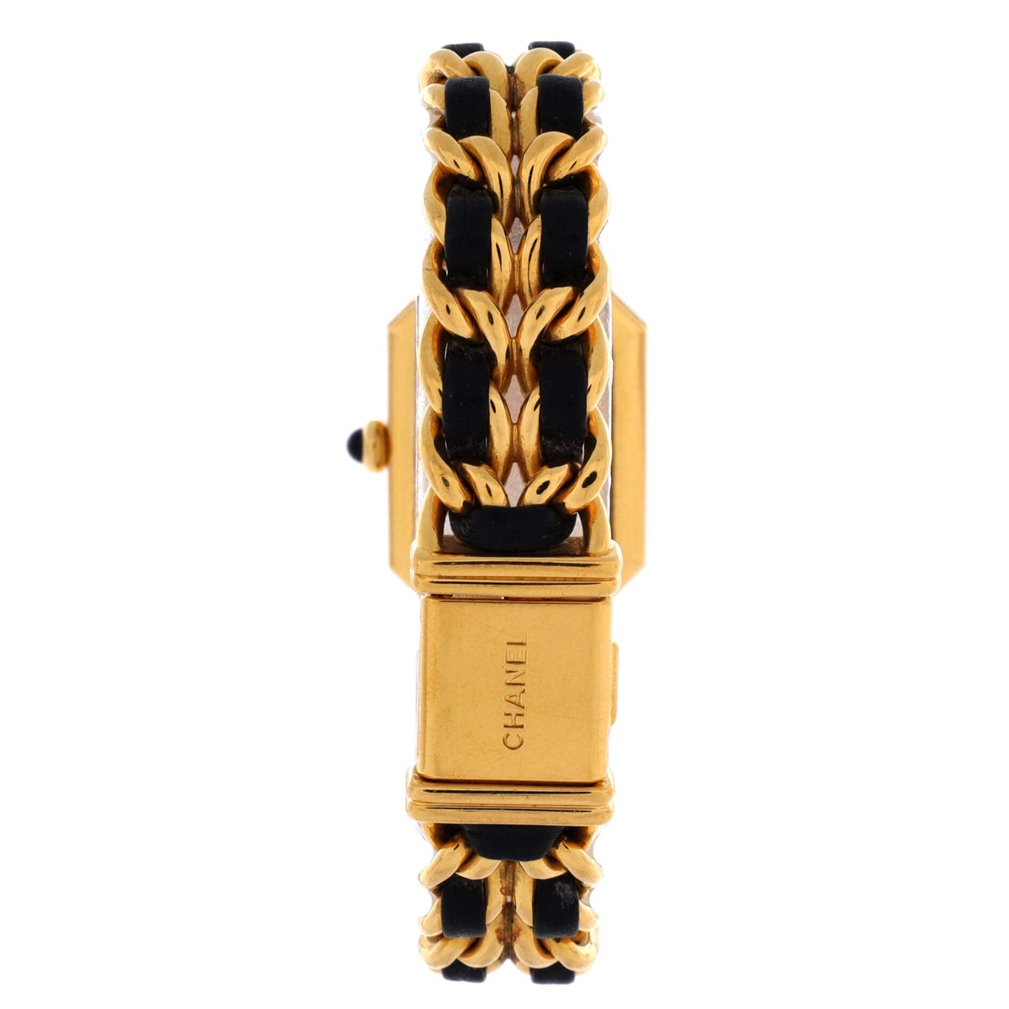 Premiere Rock Quartz Watch Plated Metal and Leather 20