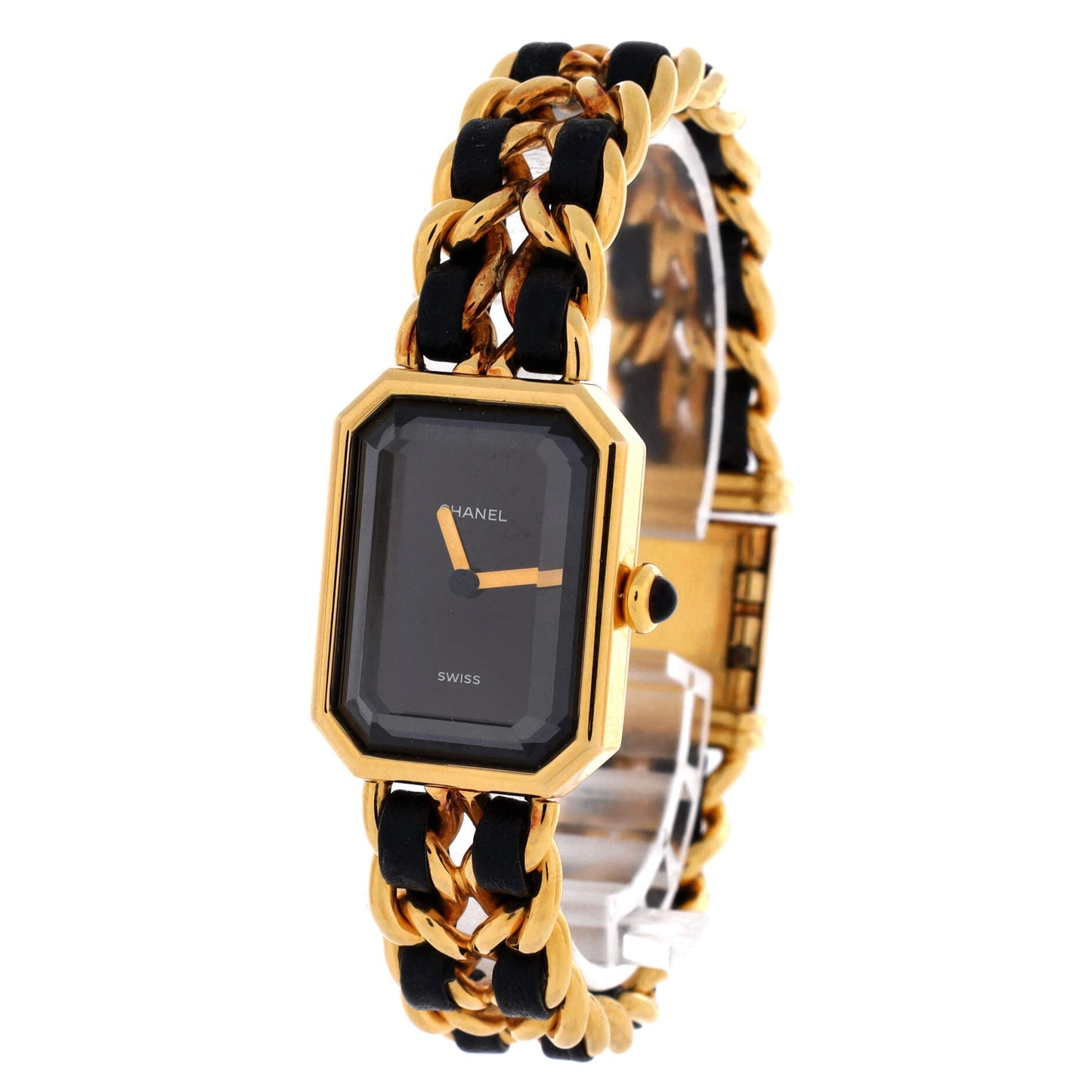Premiere Rock Quartz Watch Plated Metal and Leather 20