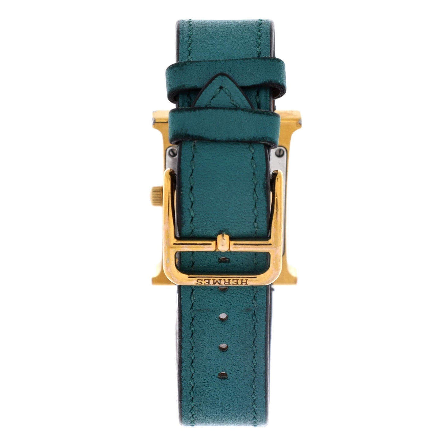 Heure H Quartz Watch Plated Metal and Leather 21