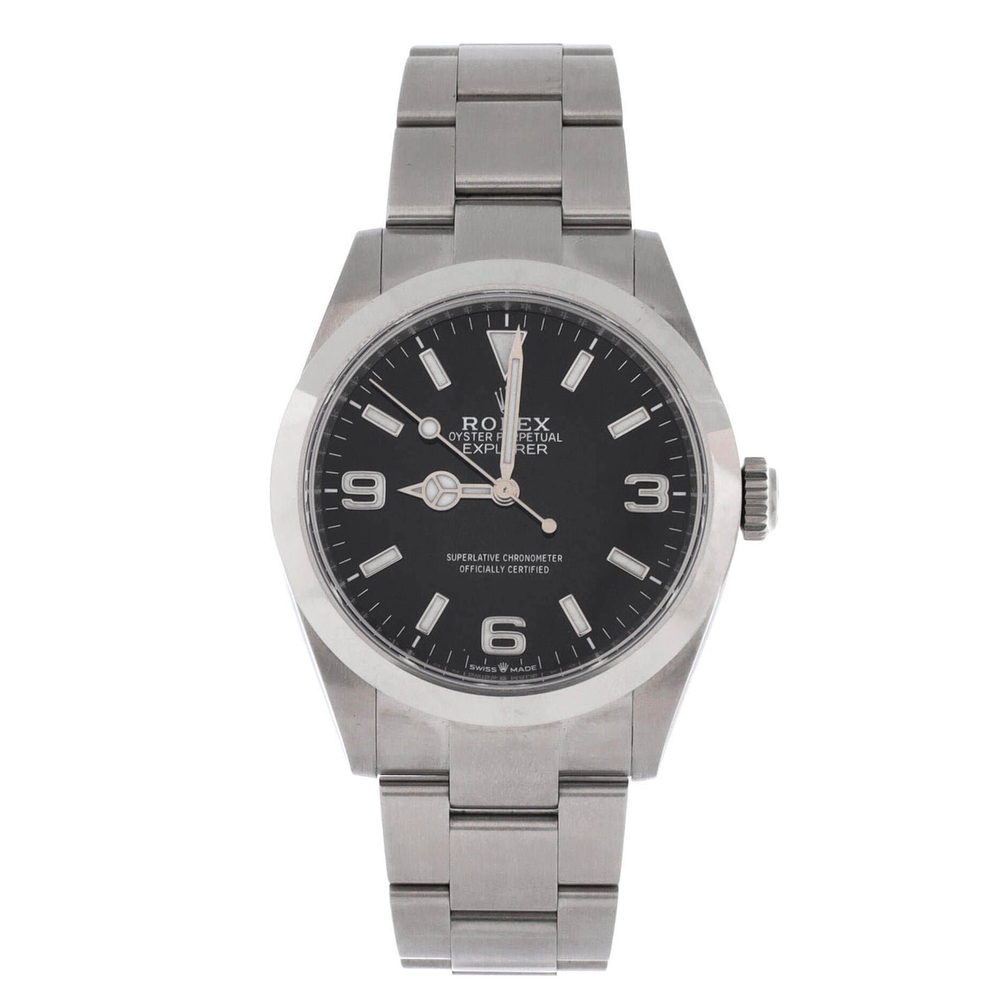 Oyster Perpetual Explorer Automatic Watch Stainless Steel 40