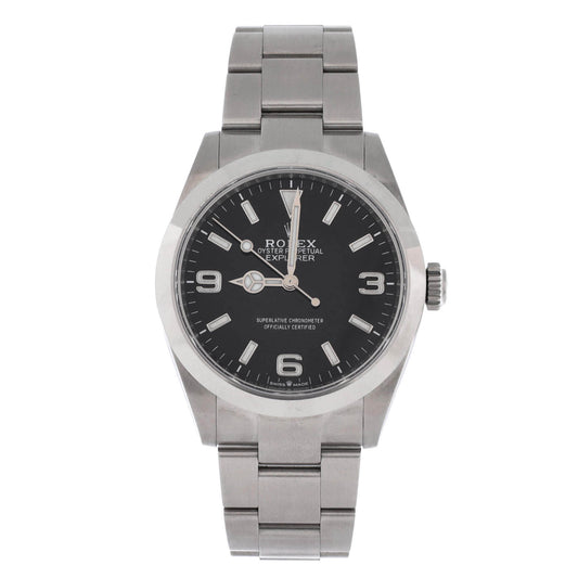 Oyster Perpetual Explorer Automatic Watch Stainless Steel 40