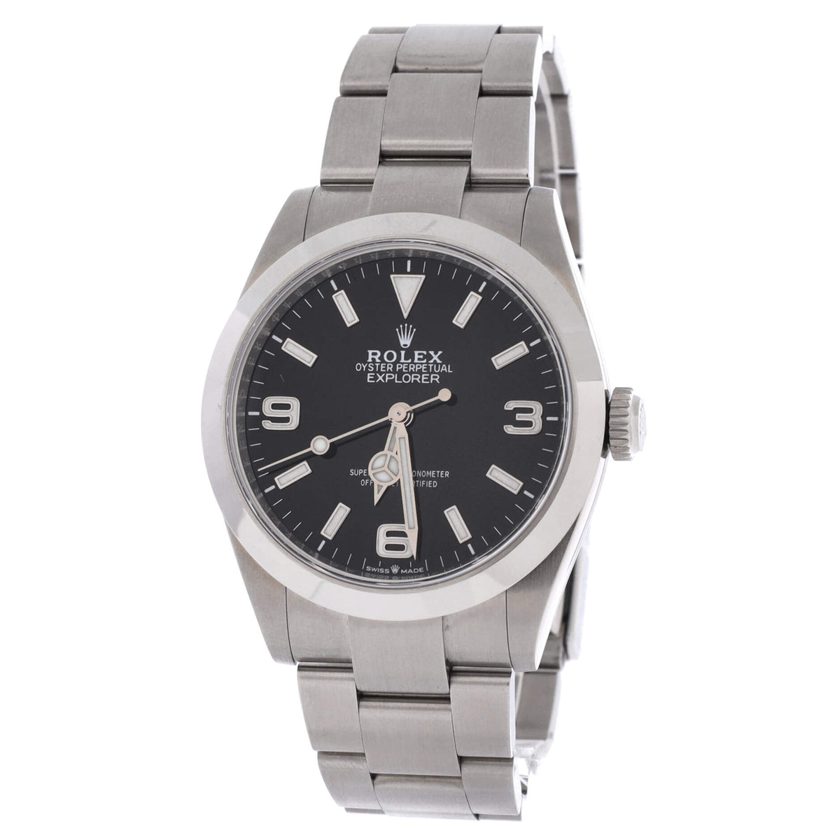 Oyster Perpetual Explorer Automatic Watch Stainless Steel 40