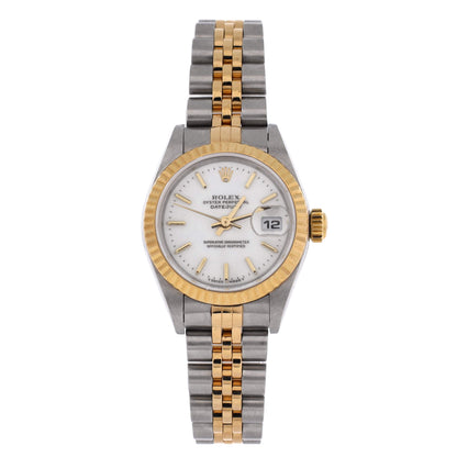 Oyster Perpetual Datejust Automatic Watch Stainless Steel and Yellow Gold 26