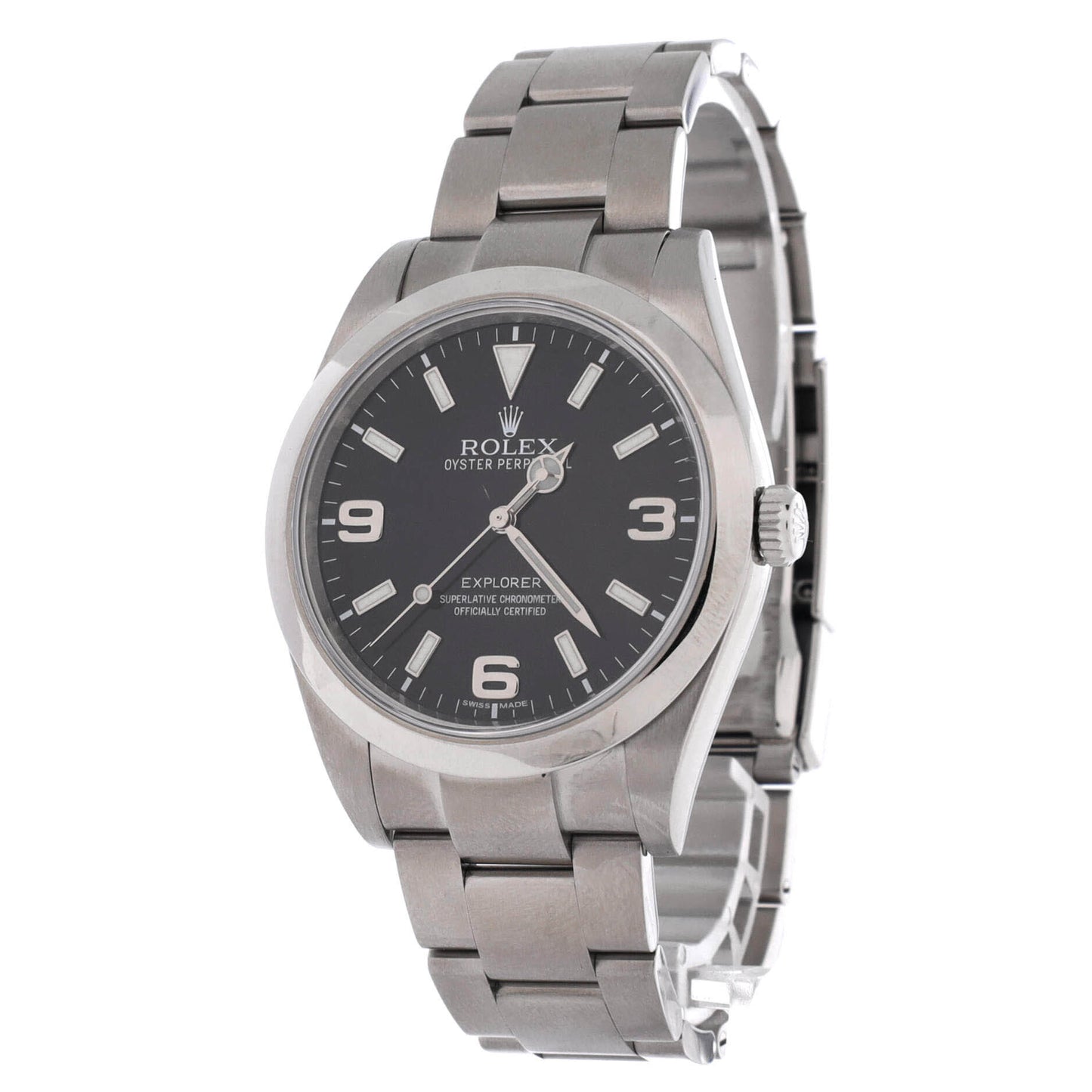 Oyster Perpetual Explorer Automatic Watch Stainless Steel 39