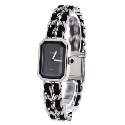 Premiere Rock Quartz Watch Stainless Steel and Leather 20