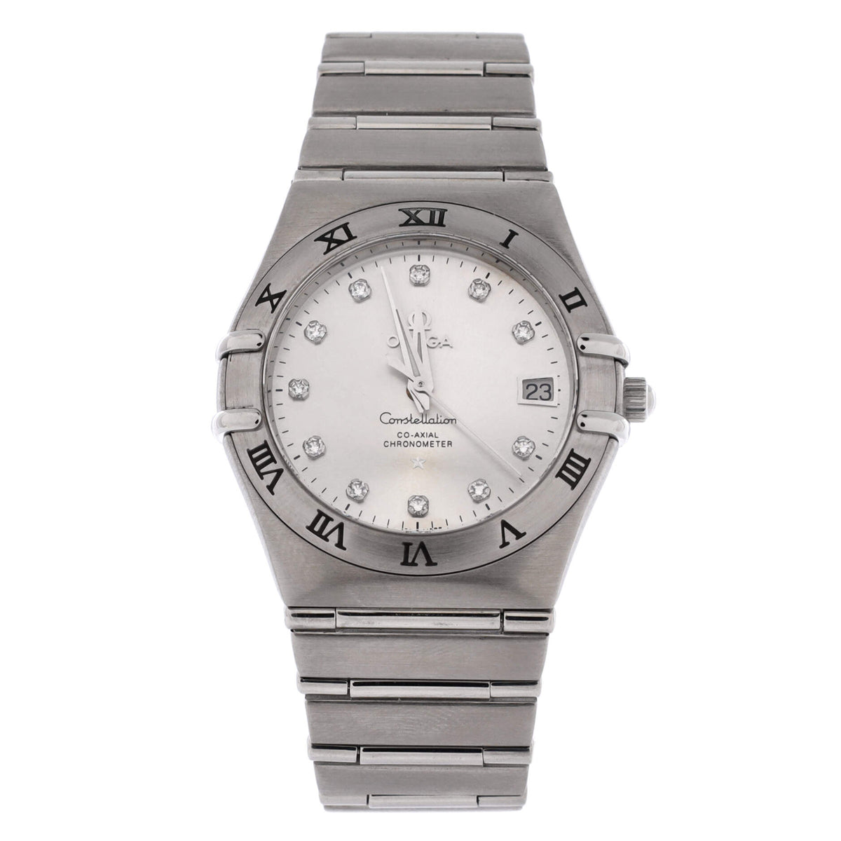 Constellation Co-Axial Chronometer Automatic Watch Stainless Steel with Diamond Markers 35