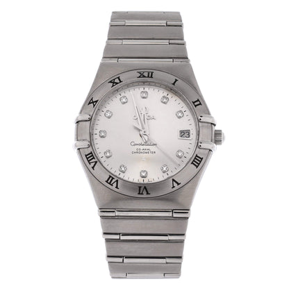 Constellation Co-Axial Chronometer Automatic Watch Stainless Steel with Diamond Markers 35