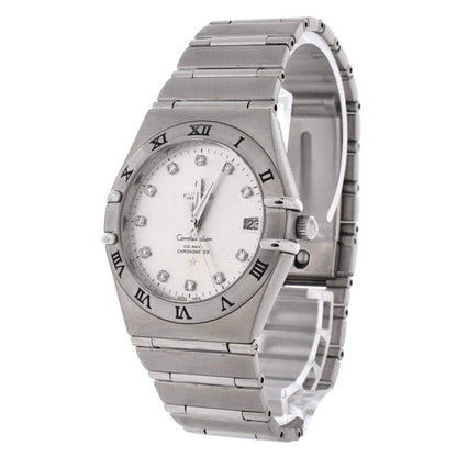 Constellation Co-Axial Chronometer Automatic Watch Stainless Steel with Diamond Markers 35