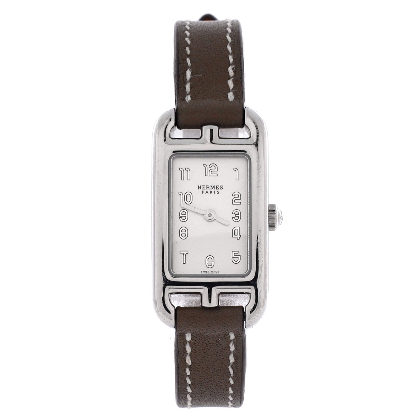 Nantucket Quartz Watch Stainless Steel and Leather 17