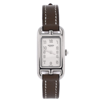 Nantucket Quartz Watch Stainless Steel and Leather 17
